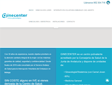 Tablet Screenshot of ginecenter.com